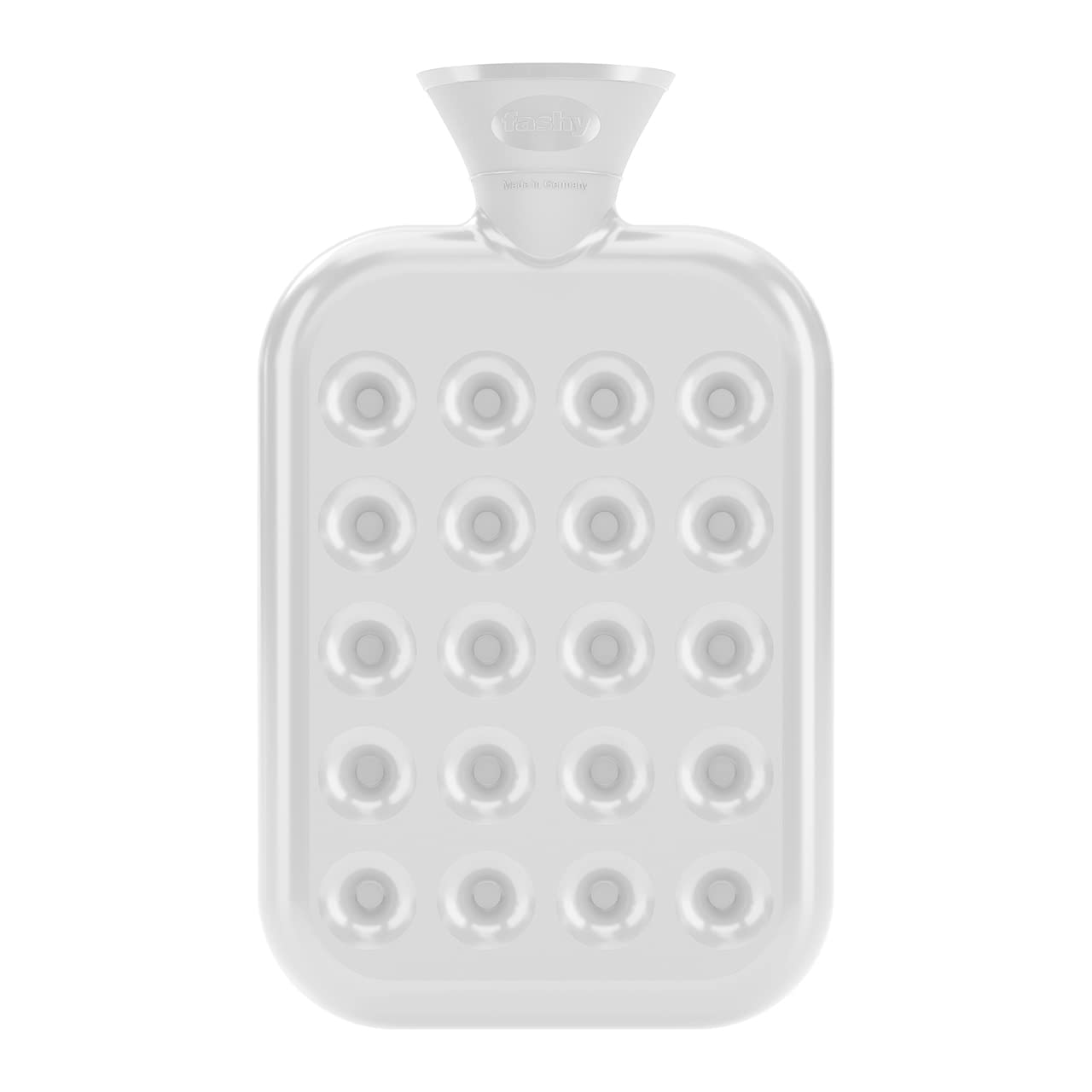 Fashy Termofor, poduszka o strukturze plastra miodu, 1,2 l, przezroczysta, biała, 6424 13