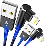 SHUSEL iPhone Charger Cord 6ft - Braided USB to Lightning Cable 90 Degree Charging Cable Compatible with iPhone 14 13 12 11 Pro Max iPad Airpods iPod & More,2Pack[MFI Certified]