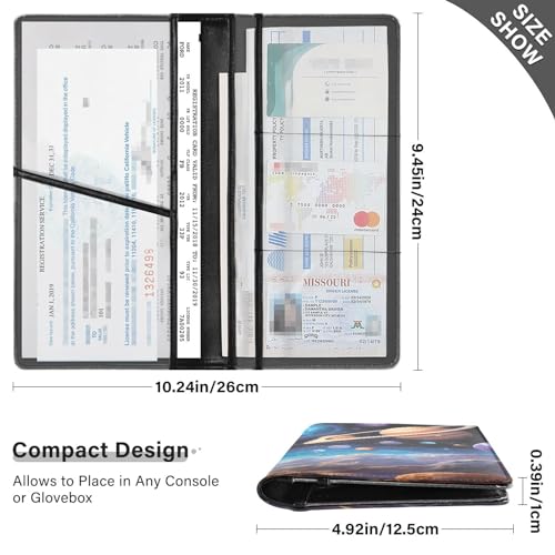 Porta Documentos para Auto Multicolor miniatura 3