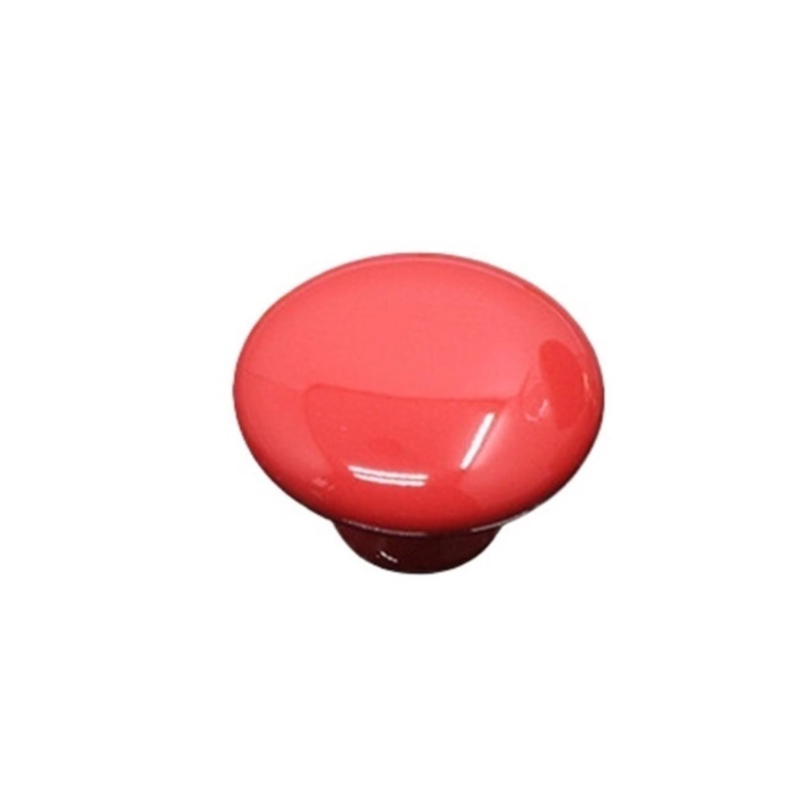 WonJoxel Spherical Crystal Door Knobs 6PCS Ceramic Cabinet Knob Colorfull Children Handles for Furniture Drawer Knobs Cupboard Pulls Kitchen Gabinete Gamer(Red-38mm)