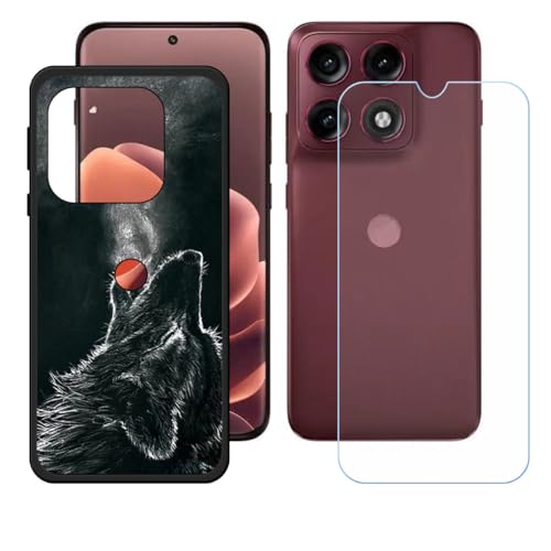 CongJiaLingXi�P�[�X �K�p���� Motorola Edge 70 Pro (6.78") + �����K���X�X�N���[���ی�t�B���� �A���ȃ\�t�g�V���R���P�[�X�ی�TPU�J�o�[�̃P�[�X�J�o�[ - WZ19