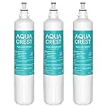 AQUA CREST F-2000 Water Filter, Replacement for Sub-Zero 4204490, 4290510, F-2000 & F-2000s, F-1000 & F-1000S, F-3000 & F-3000S Filtration System and AquaPure AP Easy C-Complete, Pack of 3