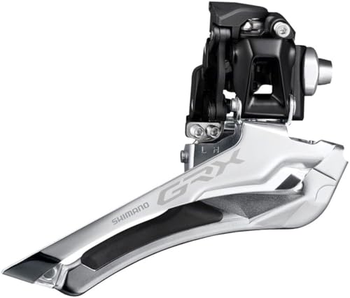 Shimano GRX FD-RX400-F 2x10 Speed Braze-On Front Derailleur, 46t Max Chainring