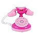 Ogquaton Telefon Spielzeug für Kinder Smartphones mit Unterhaltungsmusik Kinderspielzeug Handys Pretend Play Toys Puzzles Spielzeug zum Lernen Bildung Geburtstagsgeschenk für Mädchen Rosa Langlebig