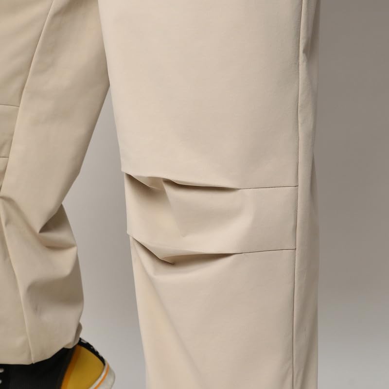 Image of CAHOOT Men's Trousers for Casual Wear | 2 Pockets | Relaxed Fit | Regular Fit | Elasticated Waist Closure | Pants Crafted with Comfort Fit for Everyday Wear