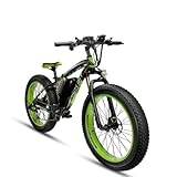 RICH BIT Electric Bike for Adults, 1000W Multi-Terrain E-Bike with 48V 12.5Ah Removable Battery