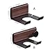 Bathroom Hair Dryer Stand Wall Mounted Hairdryer Holder Tool Organizers Rack Solid Wood Blow Dryer Shelf Easy Installation