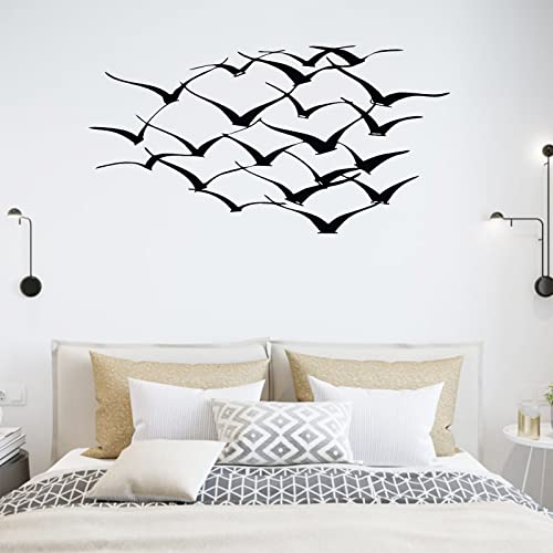 Sculpture de mouette créative en relief décoration murale chic