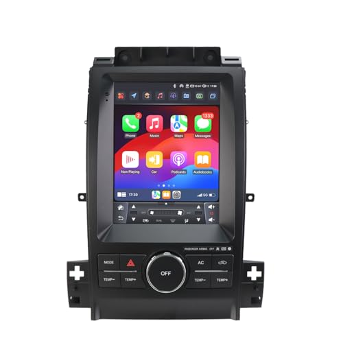 Android14 10.4 inch HD Touchscreen Car Radio Upgrade for Ford Taurus 2011-2019 Wireless Carplay | Android Auto 2G+64G WiFi GPS Navigation Bluetooth 5.0 FM,SWC,Car Tablet