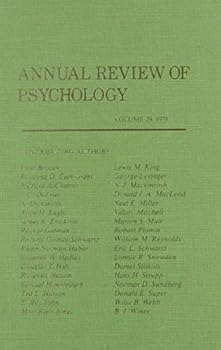 Hardcover Annual Review of Psychology: 29 Book