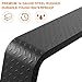 2 Pack Tandem Axle Trailer Fenders,Heavy Duty Steel Diamond Plate Double Axle Trailer Fenders Fit 13
