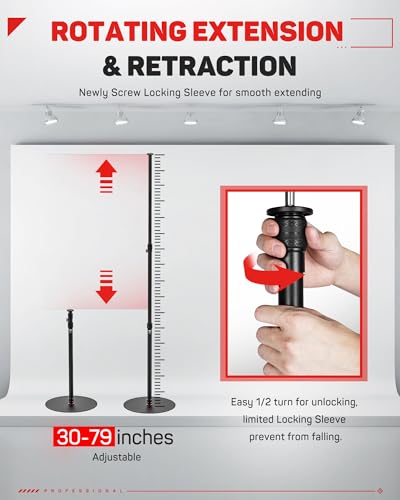 image for IFOOTAGE RB-A400 Round Base Light Stand Monopod, 79