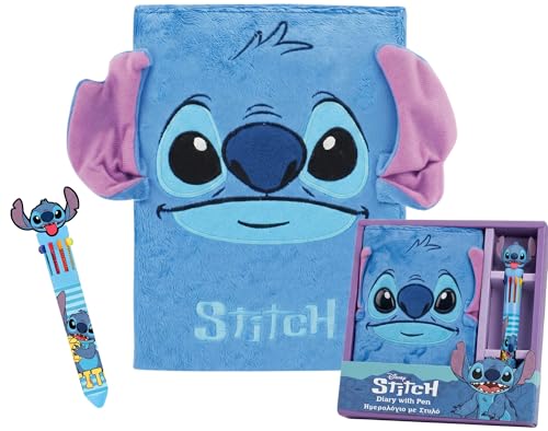 Journal en peluche avec stylo Lilo&Stit