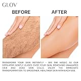 Glov Depilator Szklany Usuwanie Włosów Bezbolesne Gładka Skóra Eksfoliacja Powolny Wzrost Włosów Bez Podrażnień Ekologiczny Wielokrotnego Użytku Pielęgnacja Ciała Ramiona Nogi