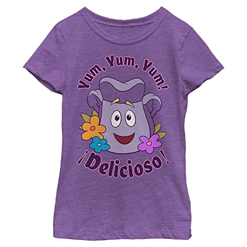 Nickelodeon Dora The Explorer Backpack Delicioso Girls Short Sleeve Tee Shirt
