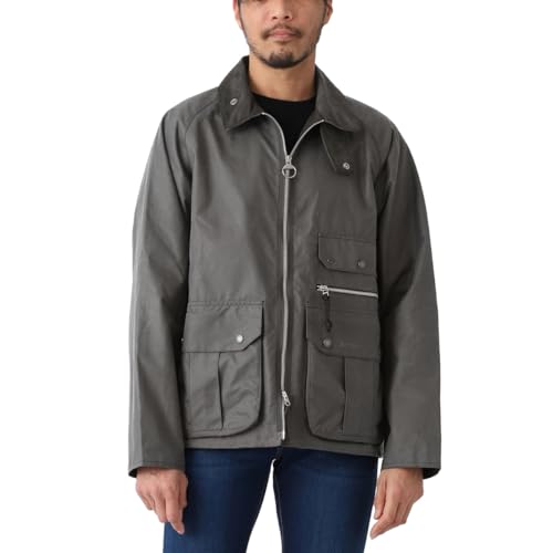 [Barbour] (バブアー) ワックスコーティング ジャケット Mサイズ RE-ENGINEERED BLACKETT SPEY WAXED JACKET リ エンジニアード スペイ [並行輸入品]