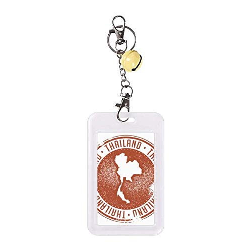 Funda para tarjeta de crédito I Love Thailand protectora de plástico para monedero