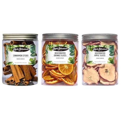 Cinnamon Sticks, Dried Orange & Apple Slices...