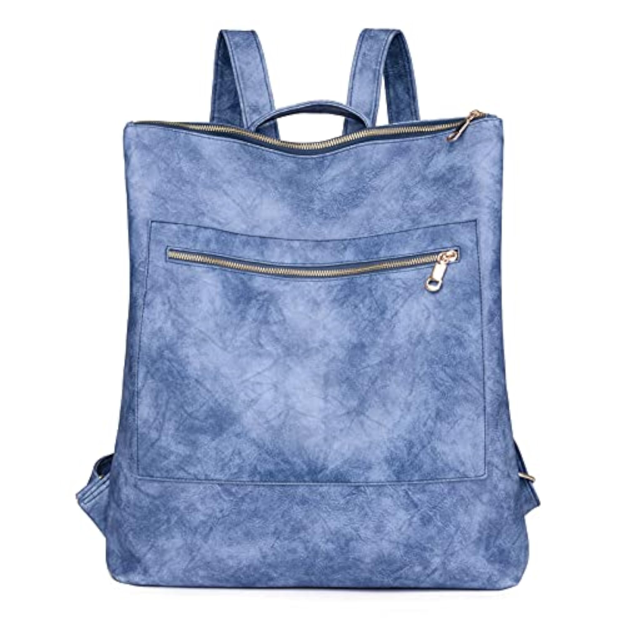 Women's Vintage PU Backpack with Adjustable Shoulder Straps