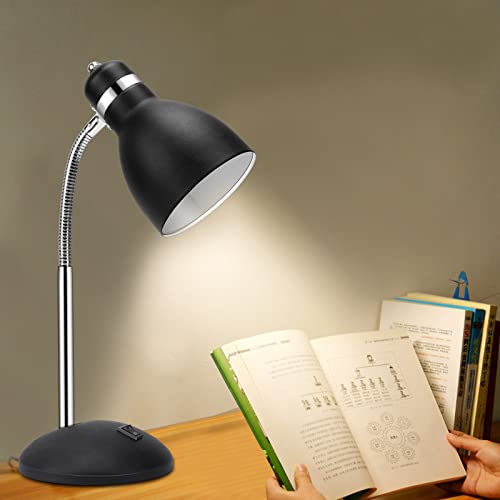 Linnmon Table Lamp, Small Desk Lamp With Flexible Gooseneck, Adjustable Study Lamp With On/Off Switch, Nightstand Lamp For Dorm Room, Bedroom, Classroom, College #TOP6