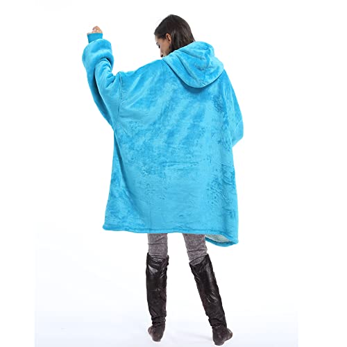 Image of Catalonia Oversized Hoodie Blanket Sweatshirt, Comfortable Sherpa Giant Pullover with Large Front Pocket for Adults Men Women Teenagers Wife Girlfriend