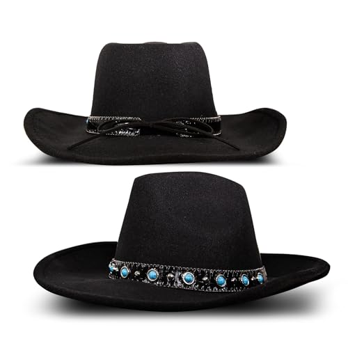 Image of Lucky Brand Womens Ranger Hat | Wide Brim | Felt | Rancher | Americana | Western Inspired | Classic | Fashion | Cowboy