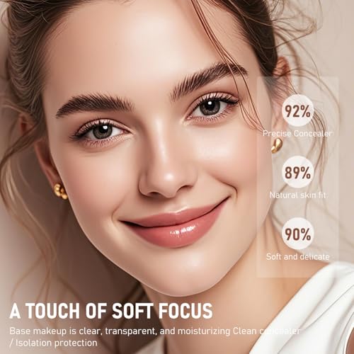 Flawless Eraser Foundation Stick,Korean Hydrating Lightweight Foundation Stick with Brush,Multi-Use Foundation Stick Makeup, Waterproof Thin and Cover Blemishes for All Skin Types (natural, 02) - Thumbnail 7