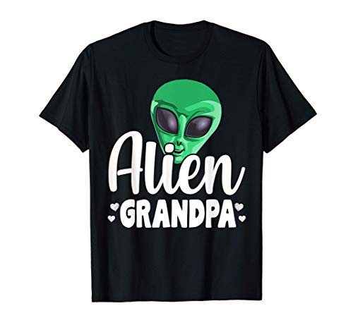Alien Grandpa Funny UFO Extraterrestrial Space Gift Camiseta