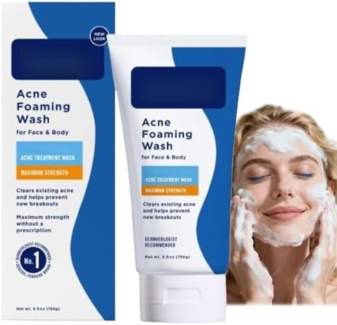 Acne Foaming Cleanser Face Wash Gentle Hydrating Face Cleanser wi...