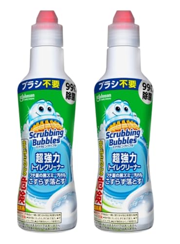 【まとめ買い】スクラビング 超強力トイレクリーナー 400g ×2 トイレ用洗剤 黄ばみ 尿石 水アカ 除菌 消臭 家庭用 業務用 清掃用品