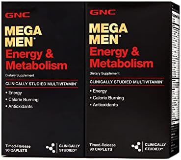 GNC Mega Men Energy & Metabolism Multivitamin - Twin Pack
