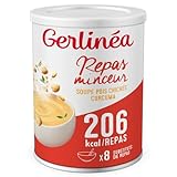 Gerlinéa Soupe goût Pois Chiche et Curcuma - Substituts de repas riche en protéines - S...
