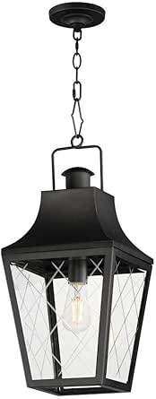 Maxim Lighting 30369CLBK Storybook - 1 Light Outdoor Pendant-20.5 Inches Tall and 9.5 Inches Wide