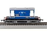 Bachmann Trains - British Brake Van Track Cleaning CAR - Network Southeast #ADB955009 with International Style Hook & Loop couplers - HO Scale (74902)