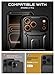 SUPCASE for iPhone 17 Pro Case with Camera Control Button (Unicorn Beetle Pro), [Built-in Kickstand & Screen Protector] [Military-Grade Protection] Full Body Heavy Duty Phone Case, Black