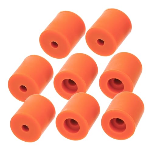 VILLFUL Hot Bed Leveling with Silicone for 8pcs 18mm, Non-slip Better Stability Than Springs Orange Stable Leveling Part