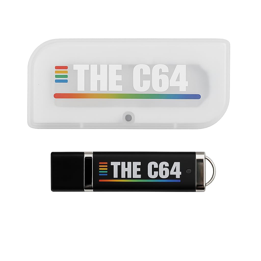 C64 Mini USB Expansion – Plug & Play Additional Content Pack for The C64 Mini & The C64 Maxi Retro Gaming Systems, Easy USB Setup, Extra Games, Demos, Utilities & Enhanced Retro Experience