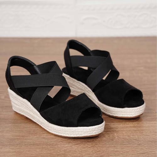 Sandales compensées espadrilles légères pour vos vacances et sorties plage