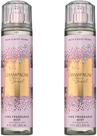Bath & Body Works Champagne Toast Fine Fragrance Mist, 8 fl oz, 2 Pack