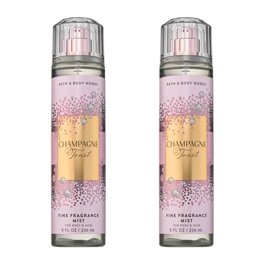 Bath & Body Works Champagne Toast Fine Fragrance Mist, 8 fl oz, 2 Pack