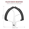 Flex Edge Beater for KitchenAid 6-Quart Bowl-Lift Stand Mixers, Silicone Edges for KitchenAid Paddle Accessories and Attachment