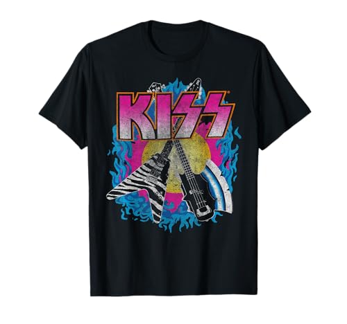 KISS - Young & Wasted Unisex Adults T-Shirt, Black, Small, Short Sleeve, Classic Fit, T-Shirt