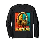 Photo Gallery music is my happy places musicista edm amanti della musica dj maglia a manica Photo Gallery music is my happy places musicista edm amanti della musica dj maglia a manica