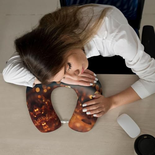 Almohada cuello en U espuma viscoelástica tamaño único miniatura 7
