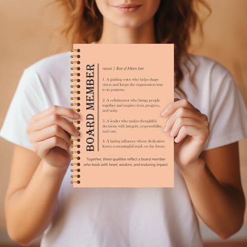 Carnet de notes à spirales pour membres du conseil 14x21cm - 6