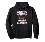 elisabeth col bouquet noi col cabernet - addio al nubilato felpa con cappuccio