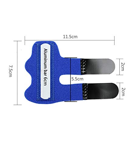 YUEMING 2 Stuks Vingerspalken, Verstelbaar Vingerbrace, Vinger Knuckle Immobilisatie, Ingebouwde Aluminium Ondersteuning… - Image 3