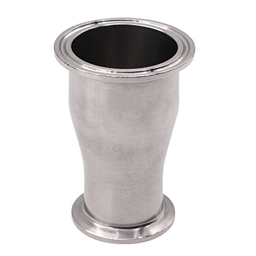 El mejor review de Reduccion 2 a 1 que Puedes comprar On-line. 27 DERNORD Reductor de montaje sanitario SUS304 de tres abrazaderas estilo virola de 2 pulgadas OD a tubo de 1-1/2 pulgadas OD