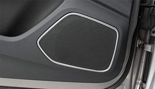 Interior Car Door Speaker Frame Trim Cover 4pcs for Audi Q3 8U 2012-2017