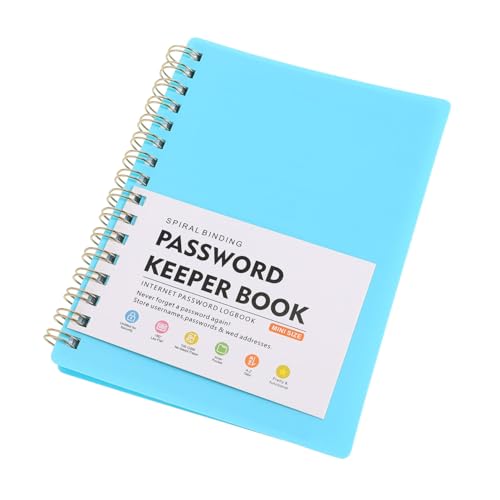 jojofuny パスワード管理ノート 小型 パスワード帳 アルファベット索引付き 使いやすいログブック シニアやホームオフィス向け 手帳兼メモ帳